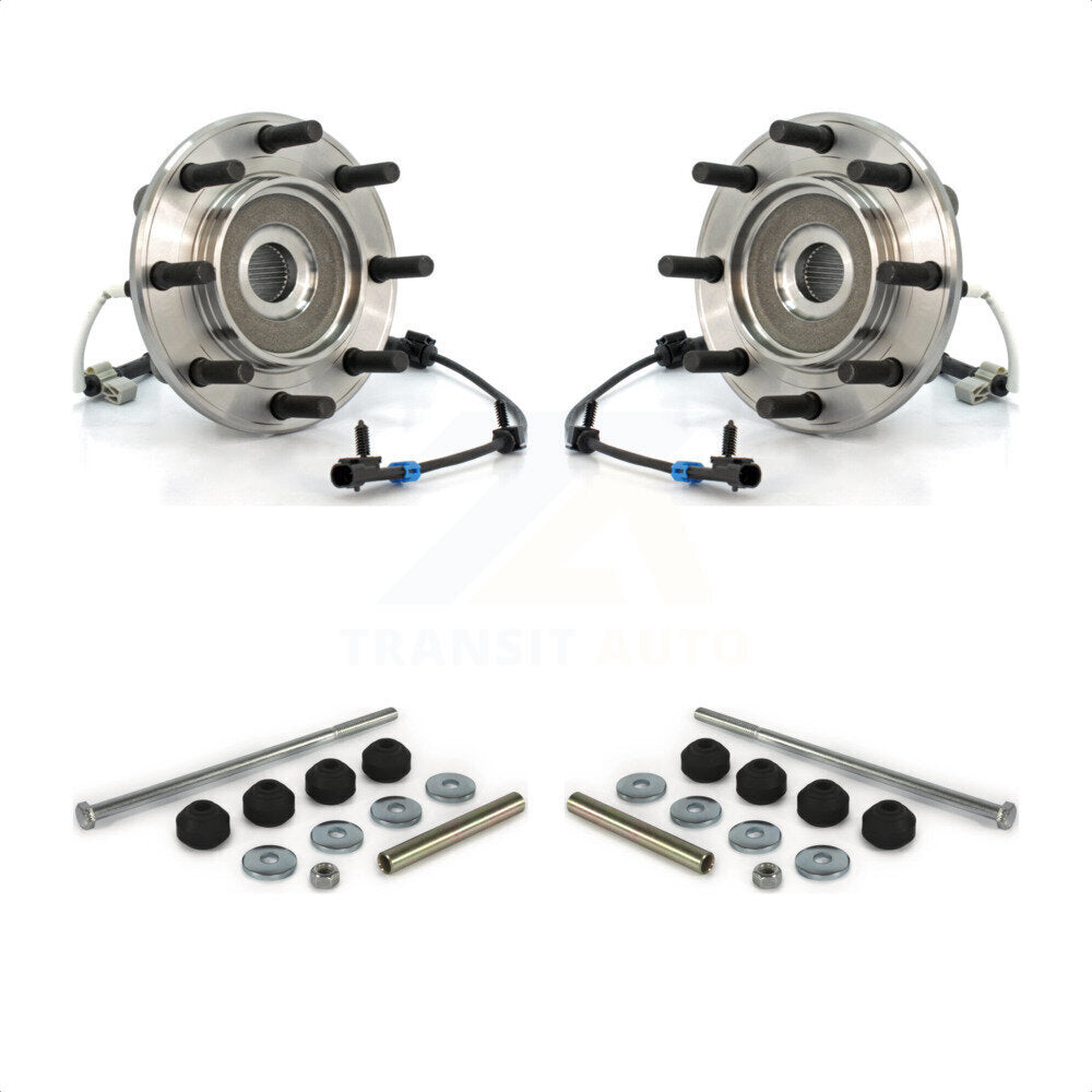[Avant] Kit d'ensemble roulement de roue et moyeu pour Chevrolet Silverado 3500 GMC Sierra Classic 4WD K77-100374 par Transit Auto