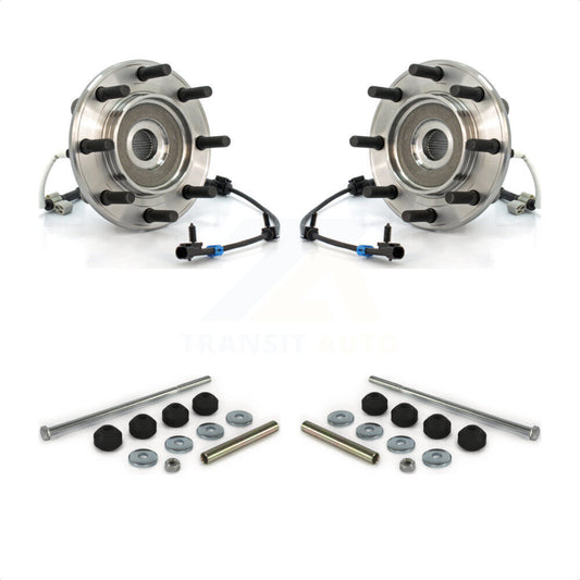 [Avant] Kit d'ensemble roulement de roue et moyeu pour Chevrolet Silverado 3500 GMC Sierra Classic 4WD K77-100374 par Transit Auto
