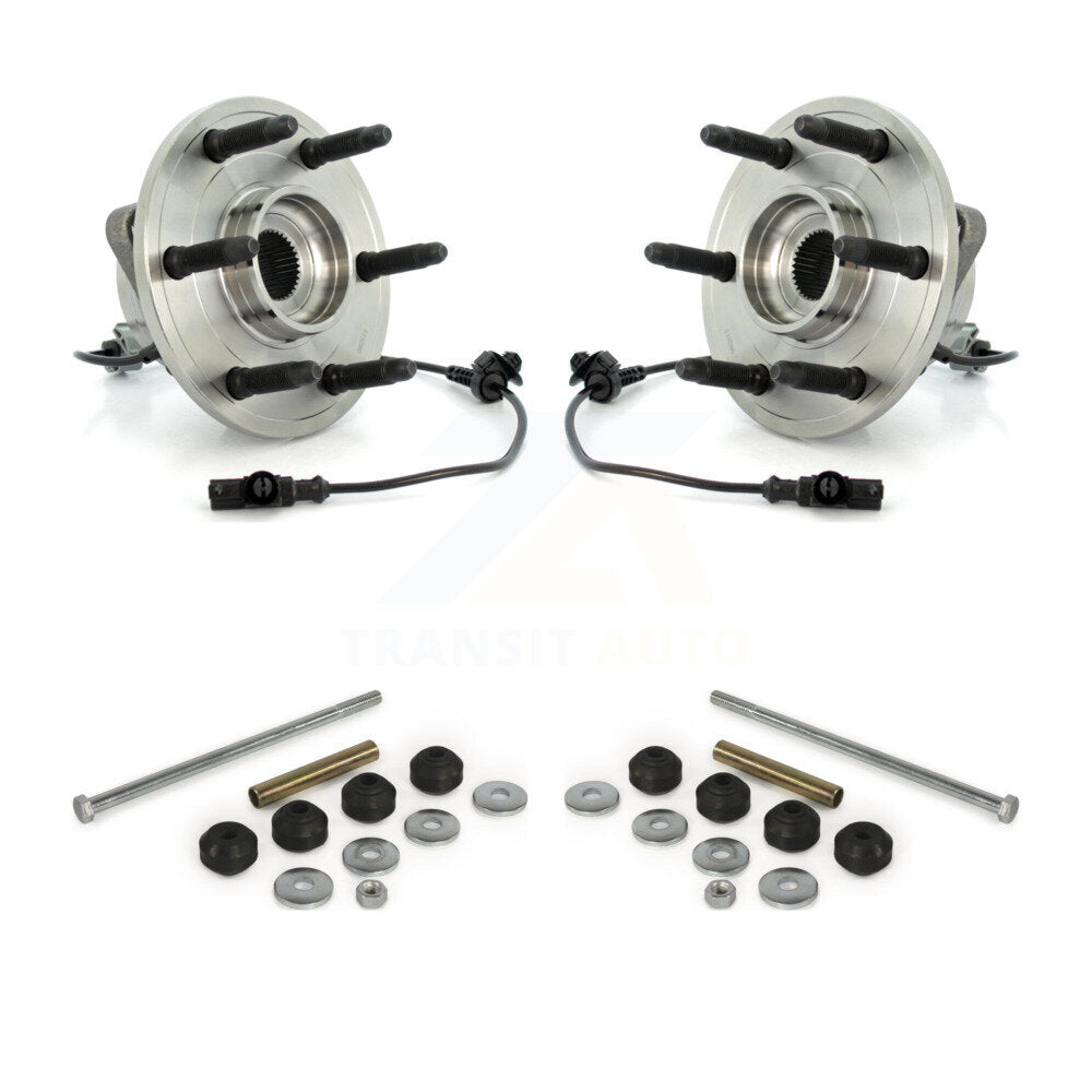 [Avant] Kit d'ensemble roulement de roue et moyeu pour Chevrolet Silverado 1500 GMC Sierra Tahoe Suburban Yukon Cadillac XL Avalanche Escalade ESV EXT 7-1/4" longueur K77-100375