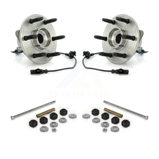 [Avant] Kit d'ensemble roulement de roue et moyeu pour Chevrolet Silverado 1500 GMC Sierra Tahoe Suburban Yukon Cadillac XL Avalanche Escalade ESV EXT 7-1/4" longueur K77-100375