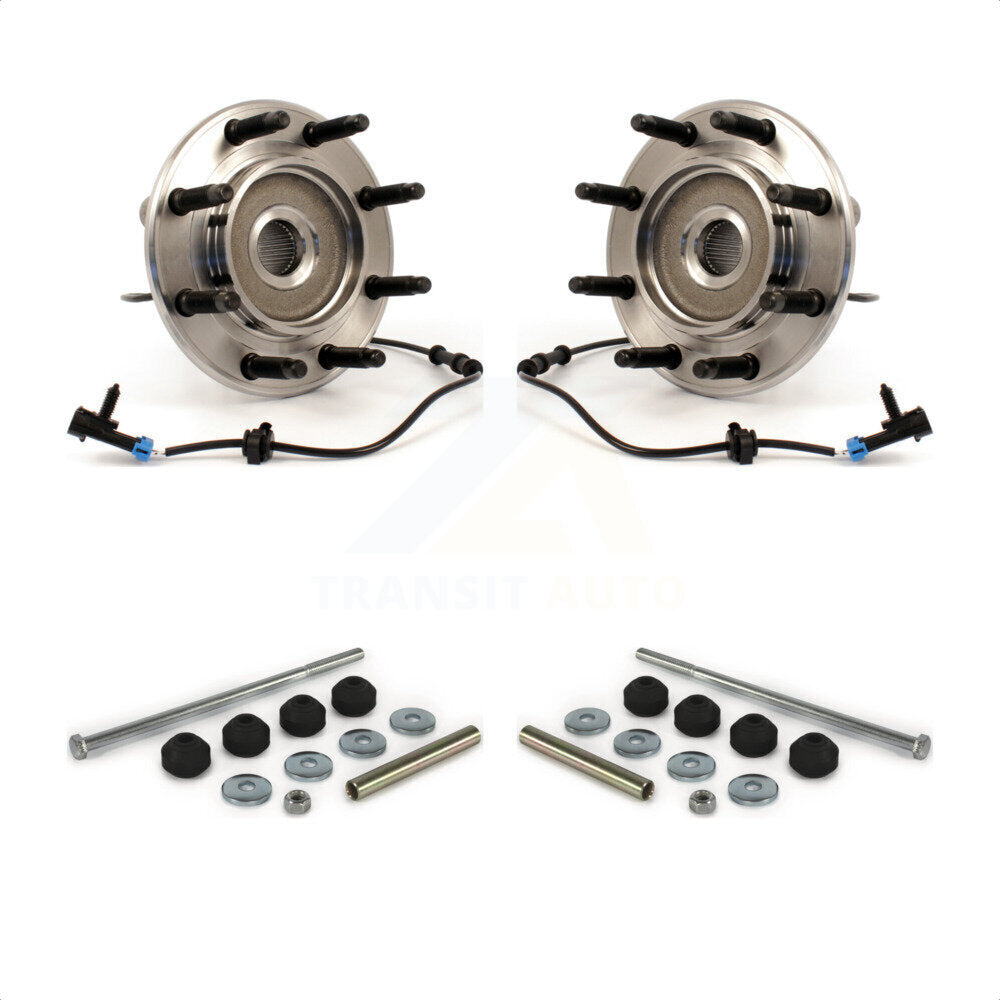 [Avant] Kit d'ensemble roulement de roue et moyeu pour Chevrolet Silverado 2500 HD GMC Sierra 3500 Suburban Hummer H2 Yukon XL K77-100378 par Transit Auto