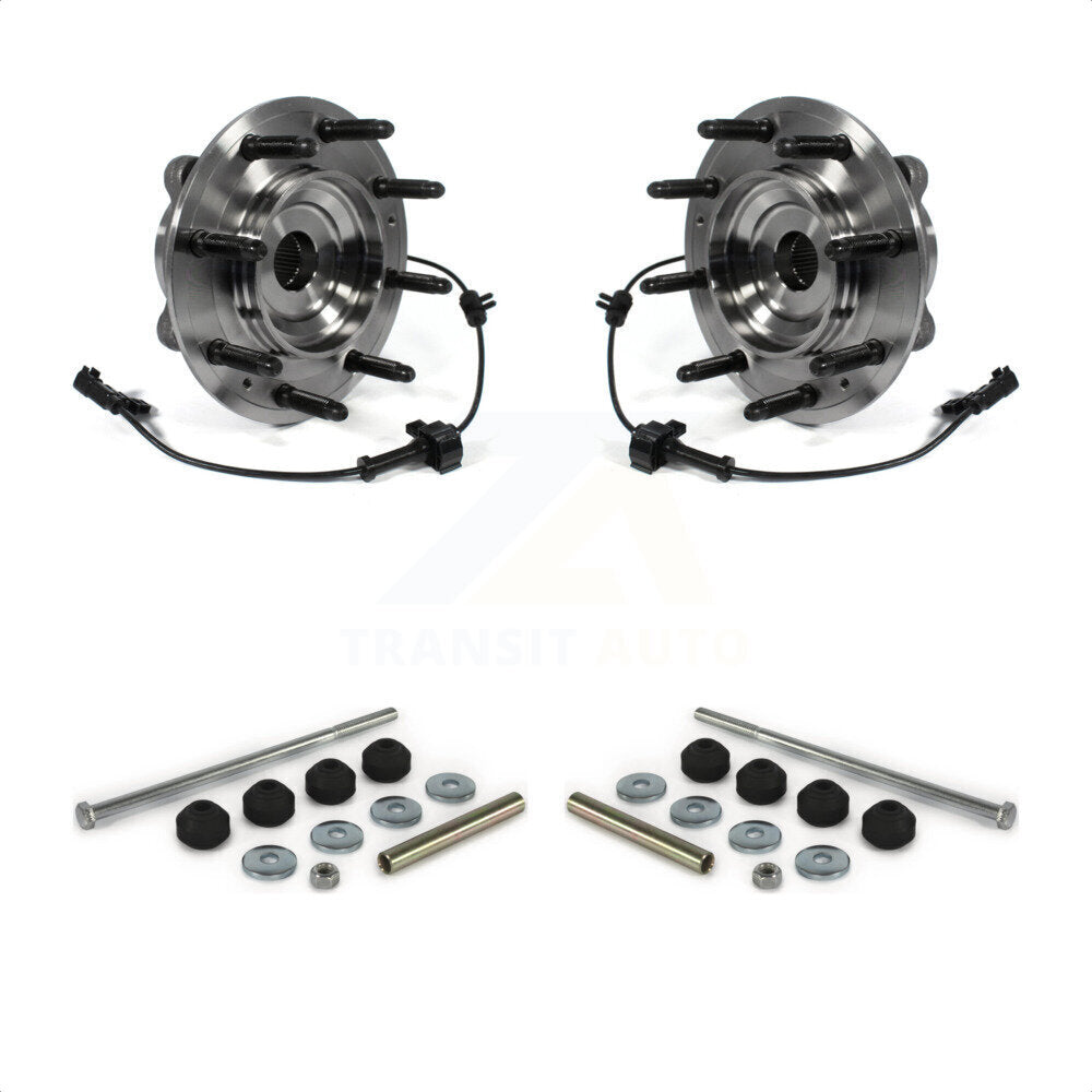 [Avant] Kit d'ensemble roulement de roue et moyeu pour Chevrolet Silverado 2500 HD GMC 3500 Sierra 4WD K77-100392 par Transit Auto