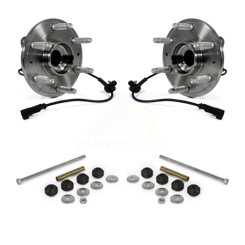 [Avant] Kit d'ensemble roulement de roue et moyeu pour Chevrolet Silverado 1500 GMC Sierra Tahoe Suburban Yukon Cadillac XL Escalade ESV 7-1/4" longueur 4WD K77-100397