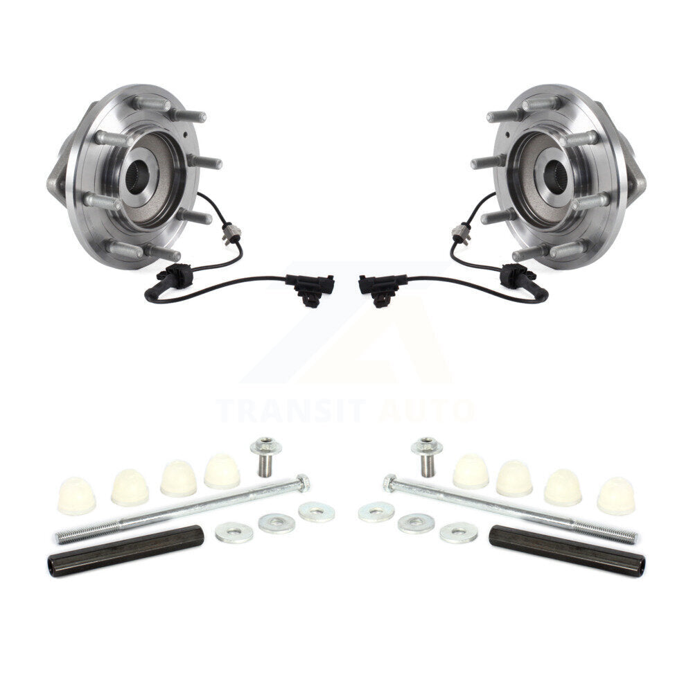 [Avant] Kit d'ensemble roulement de roue et moyeu pour 2011-2018 Chevrolet Silverado 3500 HD GMC Sierra avec Dual Rear Wheels 4WD K77-100559