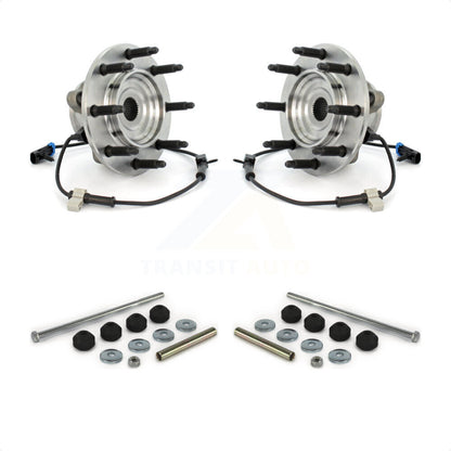 [Avant] Kit d'ensemble roulement de roue et moyeu pour Chevrolet Silverado 1500 GMC 2500 HD Sierra Classic 3500 Hummer H2 Suburban Yukon XL Avalanche K77-100576 par Transit Auto