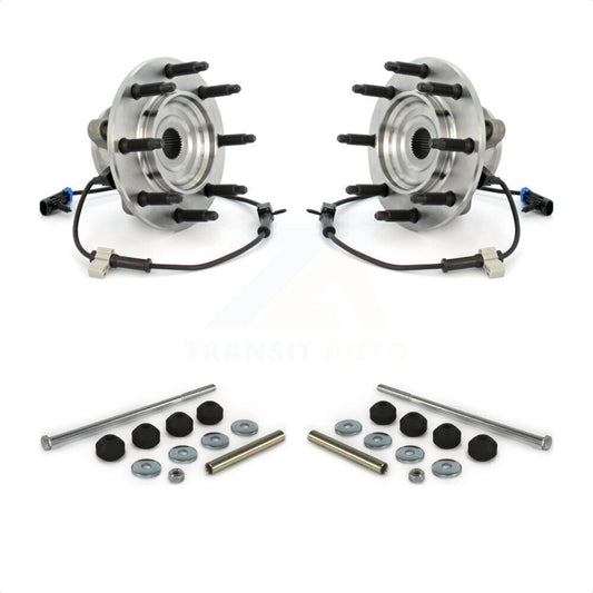 [Avant] Kit d'ensemble roulement de roue et moyeu pour Chevrolet Silverado 1500 GMC 2500 HD Sierra Classic 3500 Hummer H2 Suburban Yukon XL Avalanche K77-100576 par Transit Auto