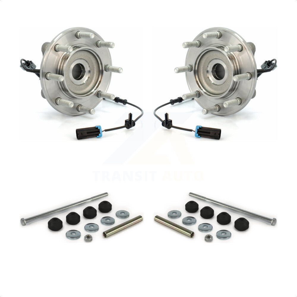 [Avant] Kit d'ensemble roulement de roue et moyeu pour 2007-2010 Chevrolet Silverado 3500 HD GMC Sierra avec Heavy Duty Suspension K77-100579 par Transit Auto