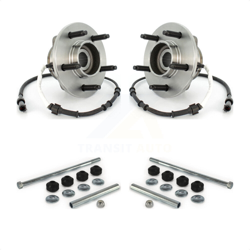 [Avant] Kit d'ensemble roulement de roue et moyeu pour 2000-2001 Ford F-150 4WD avec 4-Wheel ABS avec 5 Lug Wheels K77-100601 par Transit Auto