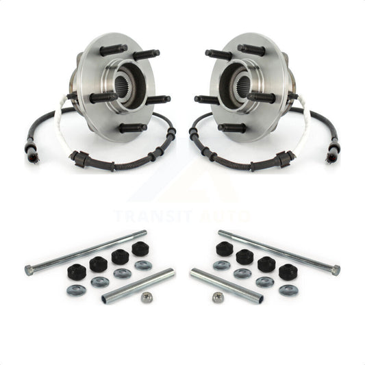 [Avant] Kit d'ensemble roulement de roue et moyeu pour 2000-2001 Ford F-150 4WD avec 4-Wheel ABS avec 5 Lug Wheels K77-100601 par Transit Auto