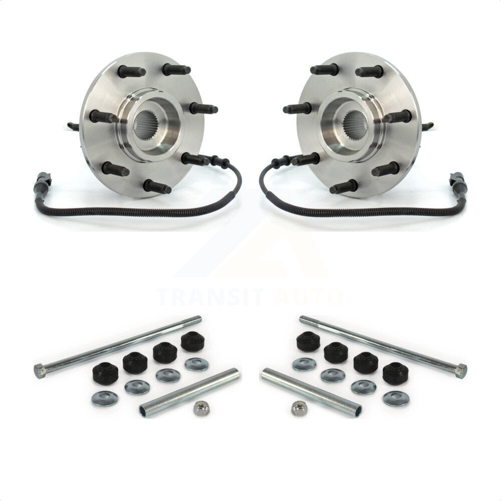 [Avant] Kit d'ensemble roulement de roue et moyeu pour 2000-2001 Ford F-150 4WD avec 4-Wheel ABS avec 7 Lug Wheels K77-100602 par Transit Auto