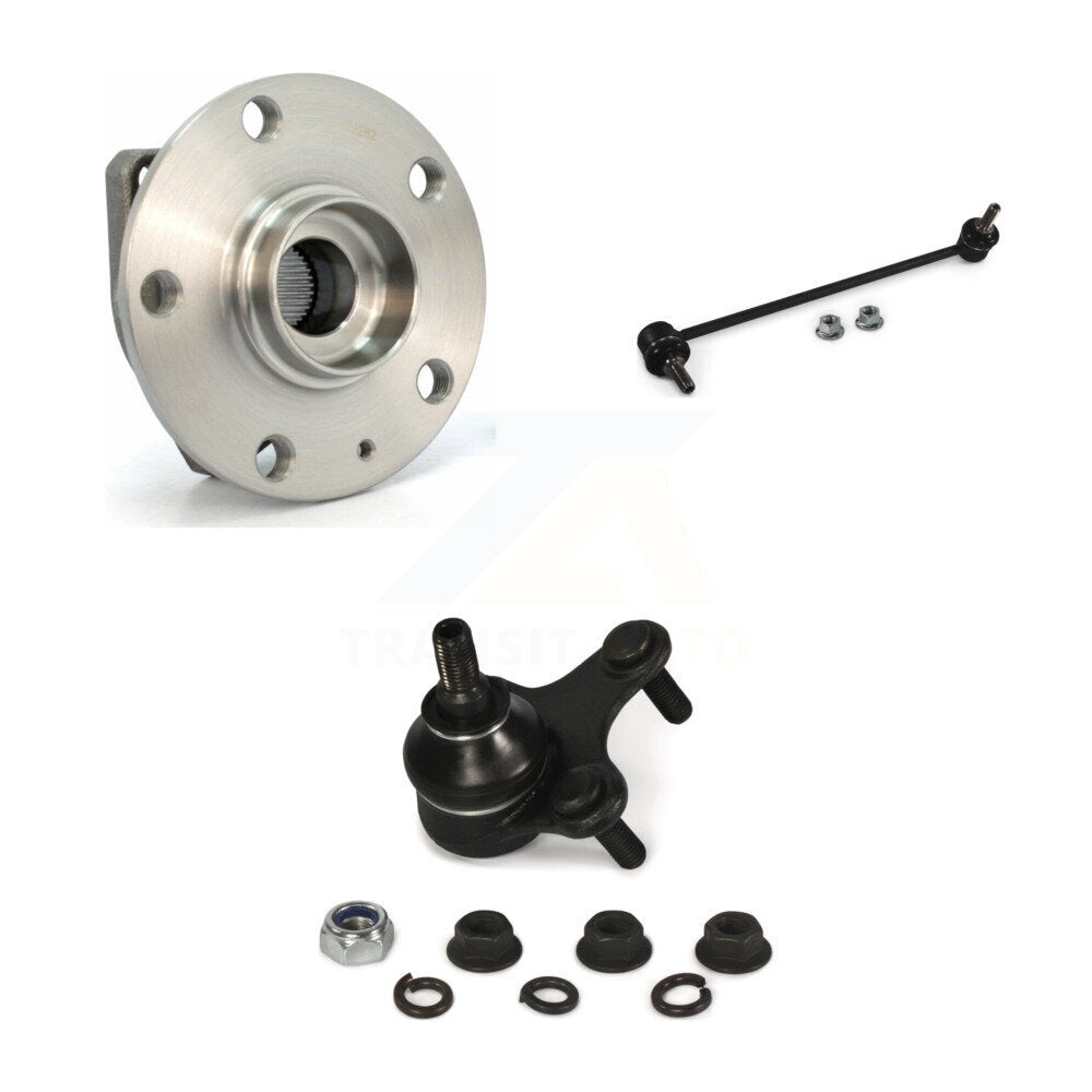 [Avant Gauche] Ensemble roulement de roue et moyeu pour Volkswagen Golf Rabbit GTI e-Golf R32 K77-100986