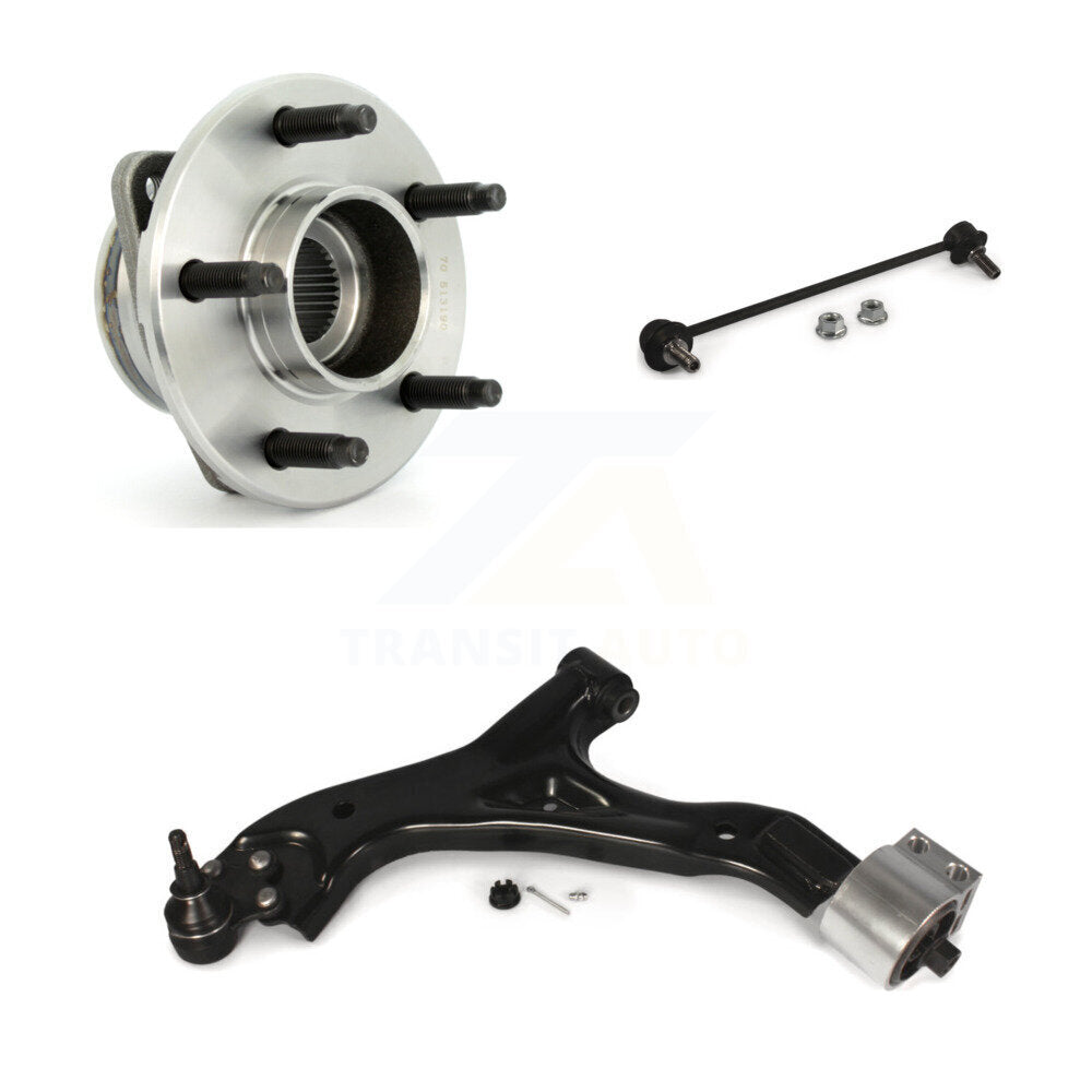[Avant Gauche] Ensemble roulement de roue et moyeu pour Saturn Vue Pontiac Torrent Chevrolet K77-100993