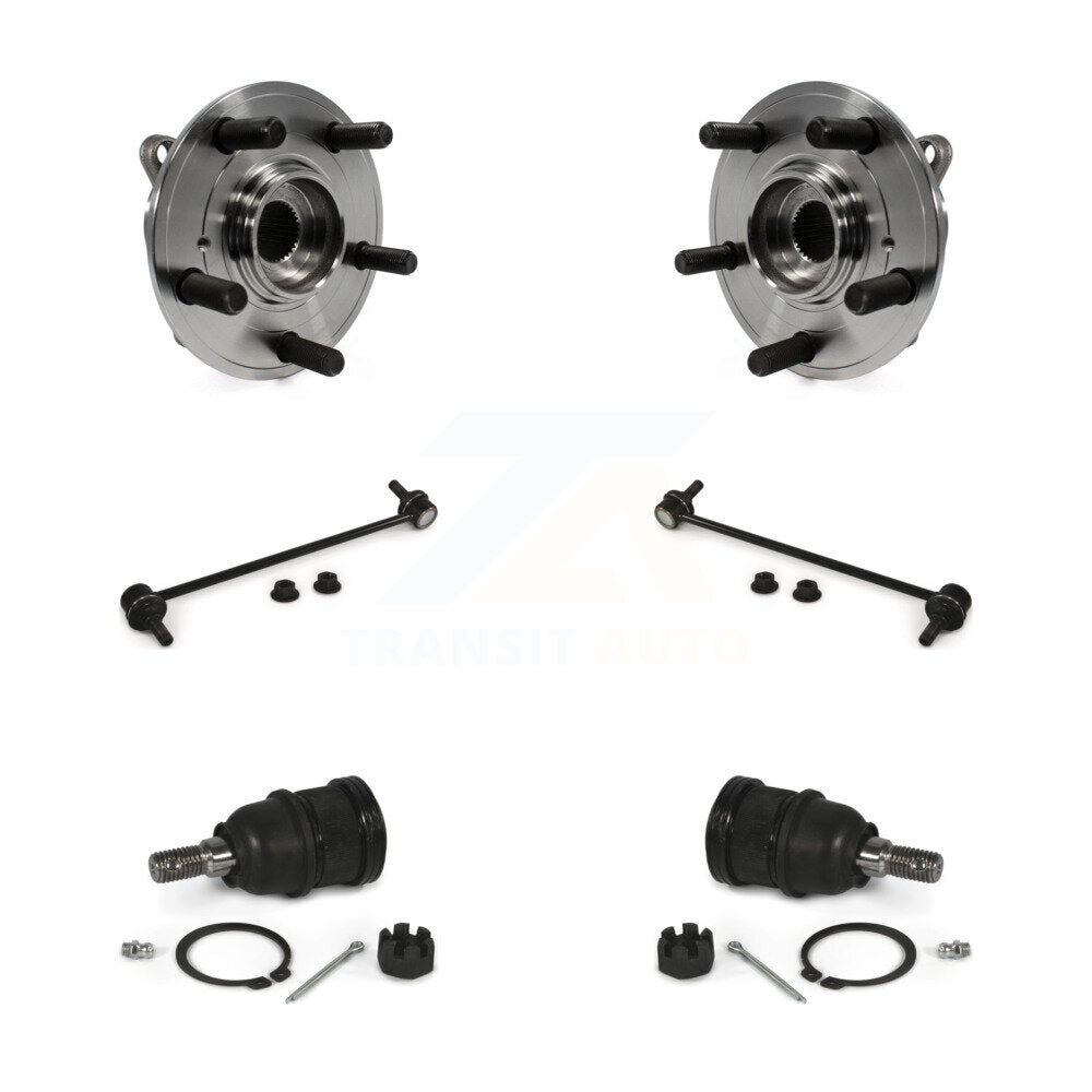 [Avant] Ensemble roulement de roue et moyeu pour Honda Odyssey With Cast Iron Control Arm K77-102211