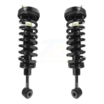 [Avant] Kit d'ensemble de jambe de suspension avec ressort hélicoïdal pour Ford F-150 Lincoln Mark LT Excludes Rear Wheel Drive Vehicles avec Torsion Suspension Lift Kits 4WD K78A-100024