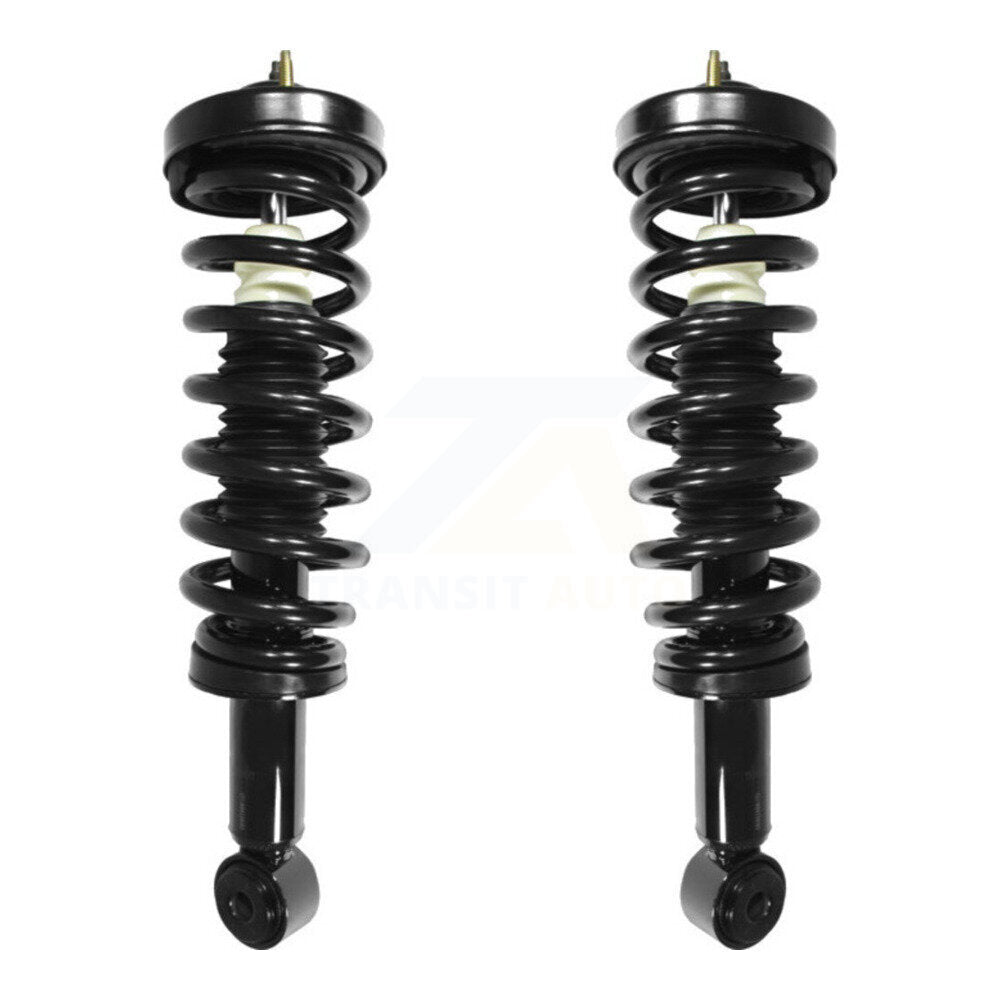 [Avant] Kit d'ensemble de jambe de suspension avec ressort hélicoïdal pour Ford F-150 Lincoln Mark LT Excludes All Wheel Drive Vehicles avec Torsion Suspension Lift Kits RWD K78A-100025