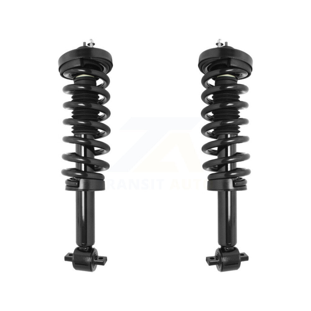 [Avant] Kit d'ensemble de jambe de suspension avec ressort hélicoïdal pour 2014 Ford F-150 Standard Cab Pickup Extended Crew avec 4WD Excludes Rear Wheel Drive; Fits All Types K78A-100104