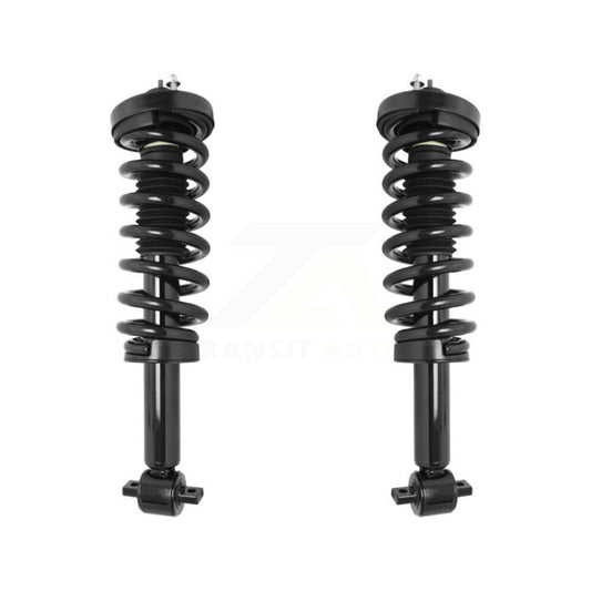 [Avant] Kit d'ensemble de jambe de suspension avec ressort hélicoïdal pour 2014 Ford F-150 Standard Cab Pickup Extended Crew avec 4WD Excludes Rear Wheel Drive; Fits All Types K78A-100104