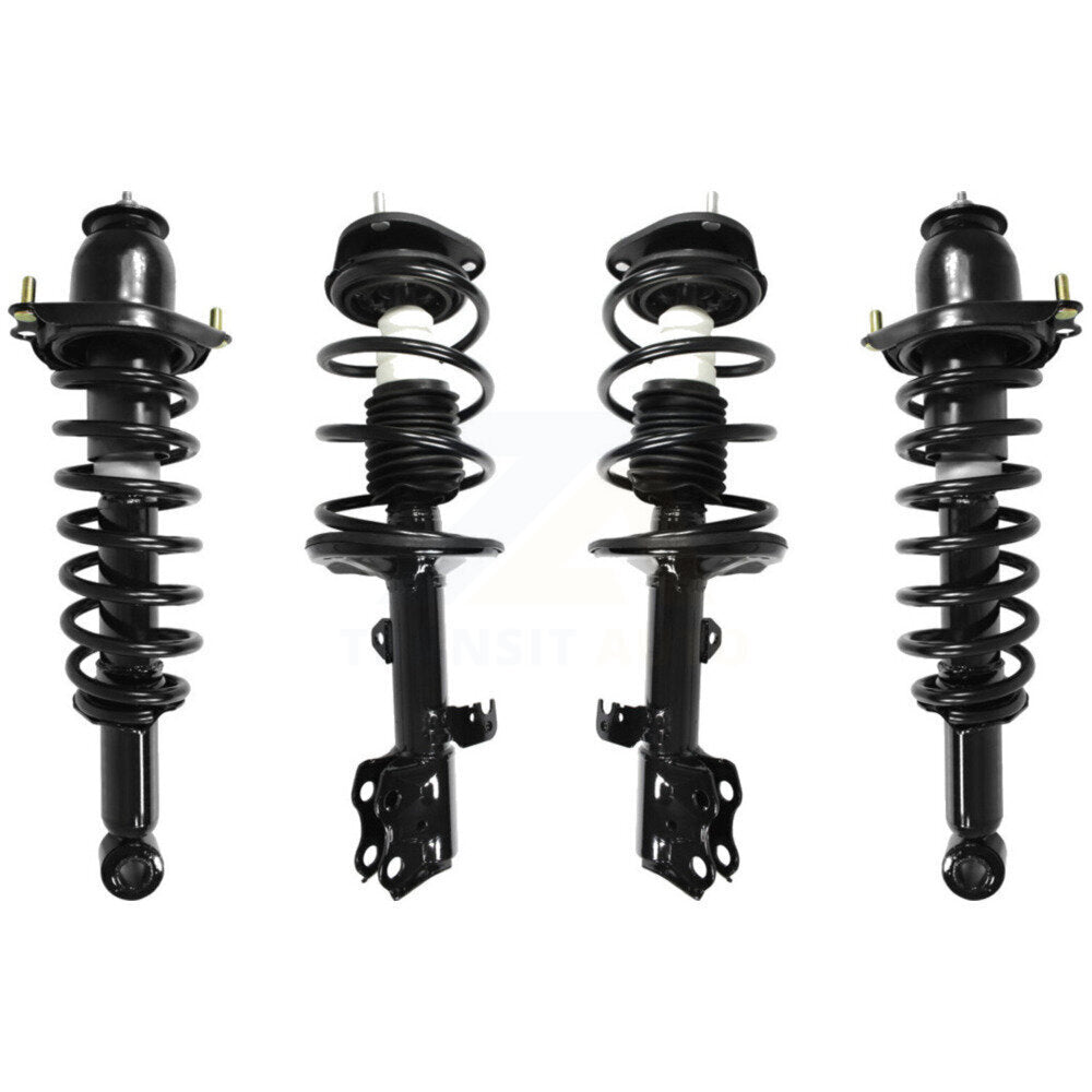 [Avant + Arrière] Kit d'ensemble de jambe de suspension avec ressort hélicoïdal pour Toyota Matrix Pontiac Vibe Excludes All Wheel Drive 2.4L Engine FWD avec 1.8L K78A-100294
