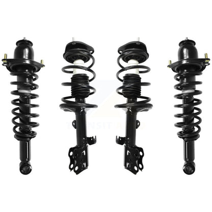 [Avant + Arrière] Kit d'ensemble de jambe de suspension avec ressort hélicoïdal pour Toyota Matrix Pontiac Vibe Excludes All Wheel Drive 2.4L Engine FWD avec 1.8L K78A-100294