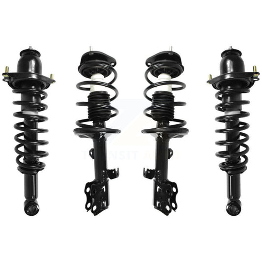 [Avant + Arrière] Kit d'ensemble de jambe de suspension avec ressort hélicoïdal pour Toyota Matrix Pontiac Vibe Excludes All Wheel Drive 2.4L Engine FWD avec 1.8L K78A-100294
