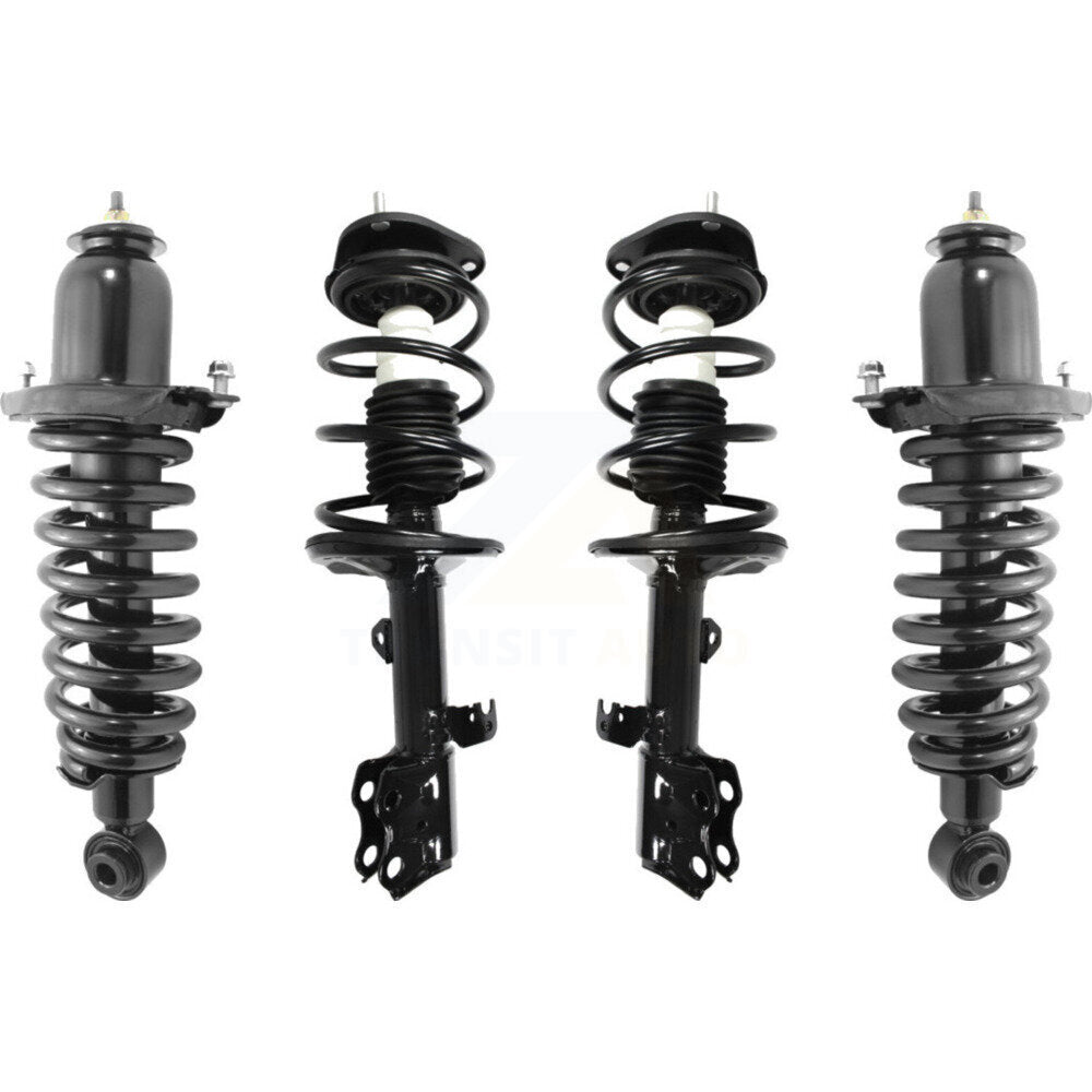 [Avant + Arrière] Kit d'ensemble de jambe de suspension avec ressort hélicoïdal pour Toyota Matrix Pontiac Vibe Excludes Wheel Drive AWD K78A-100295