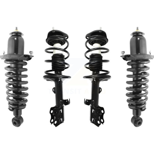 [Avant + Arrière] Kit d'ensemble de jambe de suspension avec ressort hélicoïdal pour Toyota Matrix Pontiac Vibe Excludes Wheel Drive AWD K78A-100295