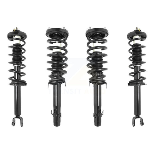 [Avant + Arrière] Kit d'ensemble de jambe de suspension avec ressort hélicoïdal pour 2009-2014 Acura TL FWD Excludes All Wheel Drive K78A-100306