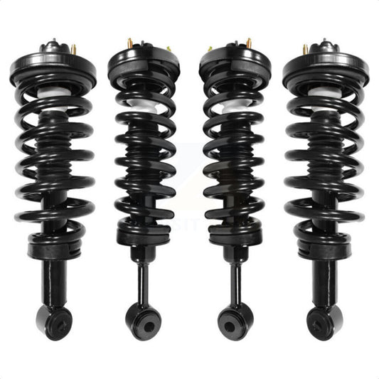 [Avant + Arrière] Kit d'ensemble de jambe de suspension avec ressort hélicoïdal pour 2003-2006 Ford Expedition Lincoln Navigator Excludes Air K78A-100314 par Transit Auto
