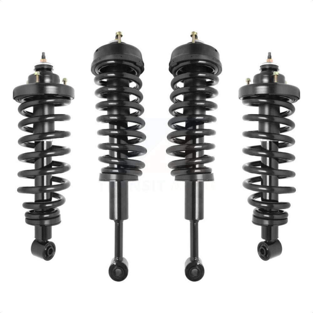 [Avant + Arrière] Kit d'ensemble de jambe de suspension avec ressort hélicoïdal pour 2007-2010 Ford Explorer Sport Trac 4WD Excludes Wheel Drive K78A-100395 par Transit Auto