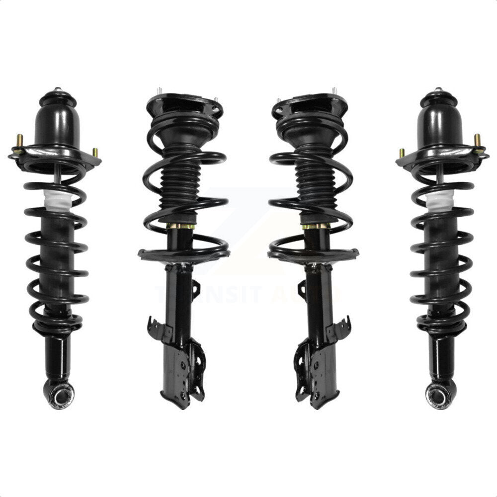 [Avant + Arrière] Kit d'ensemble de jambe de suspension avec ressort hélicoïdal pour 2003-2008 Toyota Corolla K78A-100409 par Transit Auto