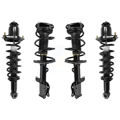 [Avant + Arrière] Kit d'ensemble de jambe de suspension avec ressort hélicoïdal pour 2003-2008 Toyota Corolla K78A-100409 par Transit Auto