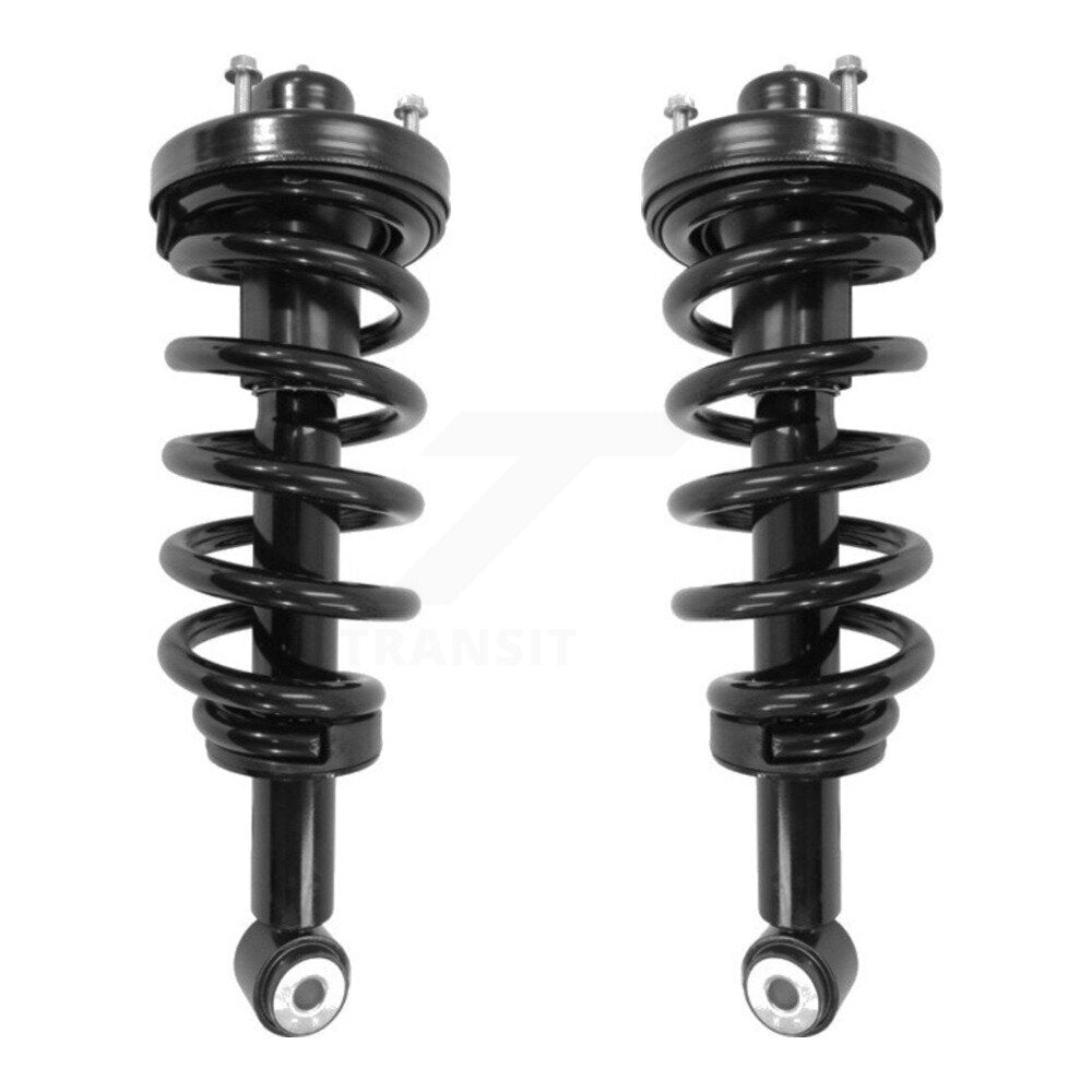 [Arrière] Kit d'ensemble de jambe de suspension avec ressort hélicoïdal pour Ford Expedition Lincoln Navigator Excludes Load Leveling Suspension; Fits EL L Models (Long Wheel Base) K78A-100432