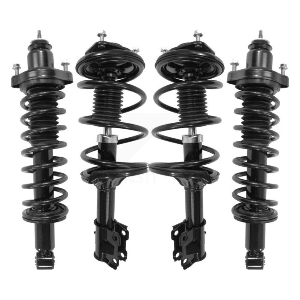 [Avant + Arrière] Kit d'ensemble de jambe de suspension avec ressort hélicoïdal pour Mitsubishi Lancer Excludes Sportback; 2002-2005 ES Models K78A-100435