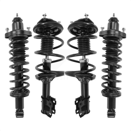 [Avant + Arrière] Kit d'ensemble de jambe de suspension avec ressort hélicoïdal pour Mitsubishi Lancer Excludes Sportback; 2002-2005 ES Models K78A-100435