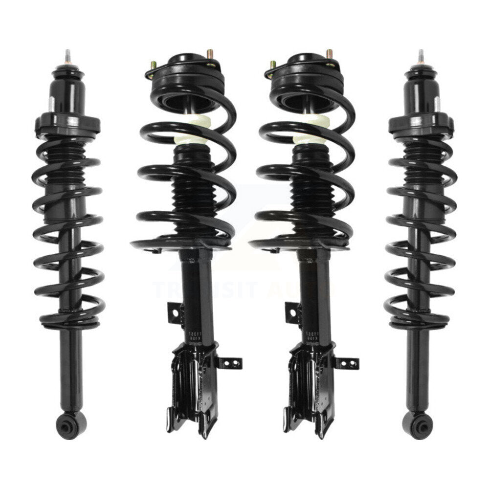 [Avant et Arrière] Ensemble de jambe de suspension avec ressort hélicoïdal pour 2009-2010 Dodge Journey 3.5L Excludes 4 Cylinder Engine K78A-100512