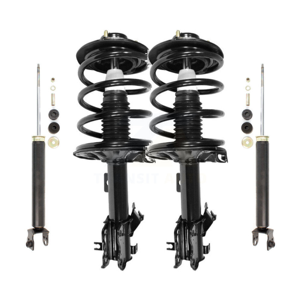 [Avant et Arrière] Ensemble de jambe de suspension avec ressort hélicoïdal pour 2002-2006 Nissan Altima 2.5L Excludes V6 Engine K78M-100112