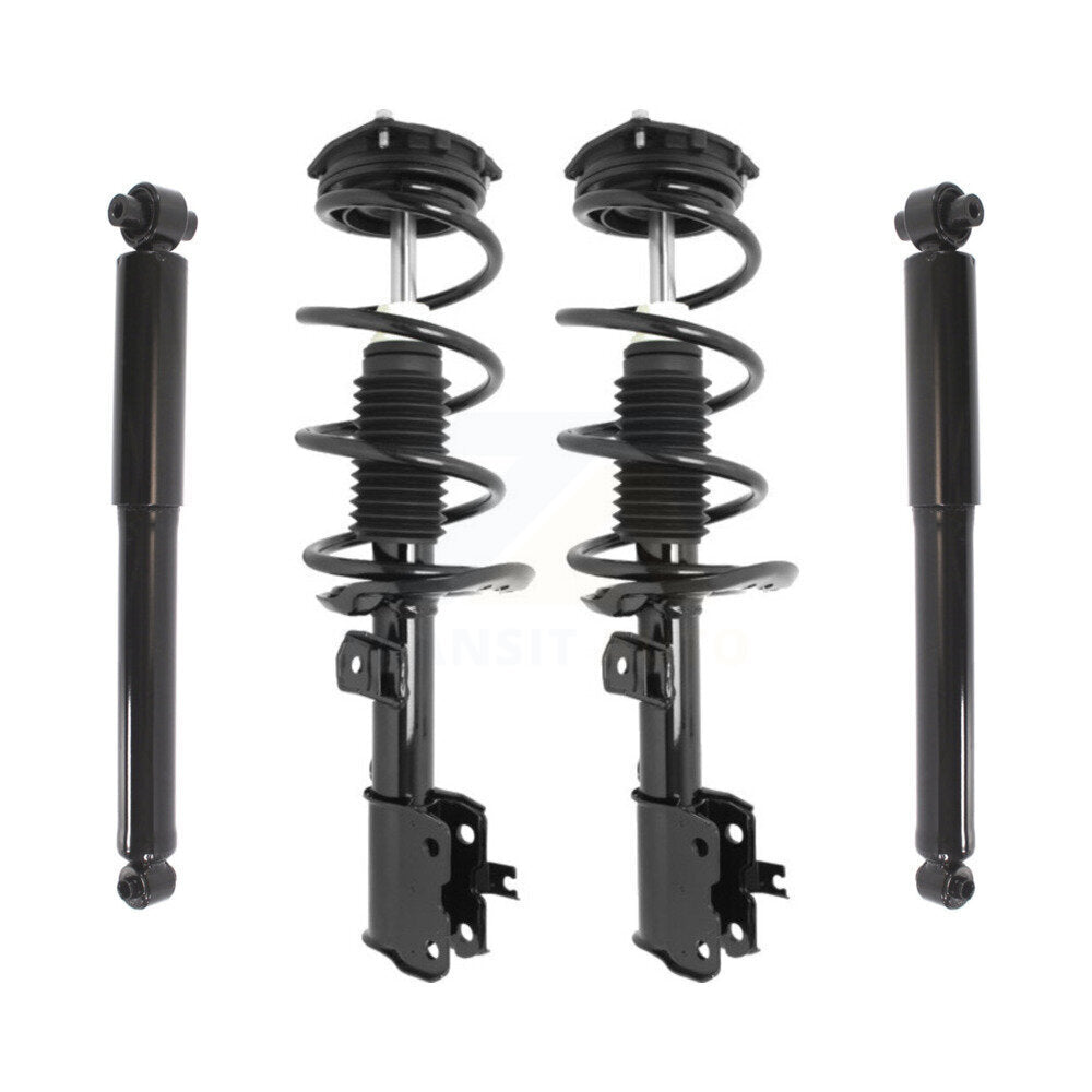 [Avant et Arrière] Ensemble de jambe de suspension avec ressort hélicoïdal pour Nissan Rogue Select Excludes All Wheel Drive FWD K78M-100128