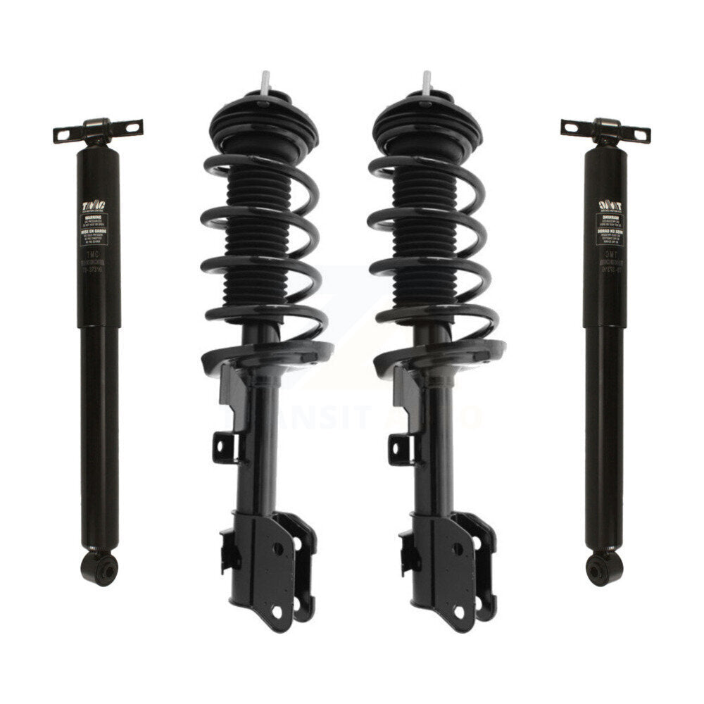 [Avant et Arrière] Ensemble de jambe de suspension avec ressort hélicoïdal pour 11-17 Honda Odyssey 2011-2012 Fits Up To Vin CB088499 K78M-100137
