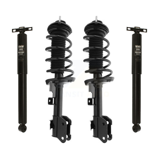 [Avant et Arrière] Ensemble de jambe de suspension avec ressort hélicoïdal pour 11-17 Honda Odyssey 2011-2012 Fits Up To Vin CB088499 K78M-100137