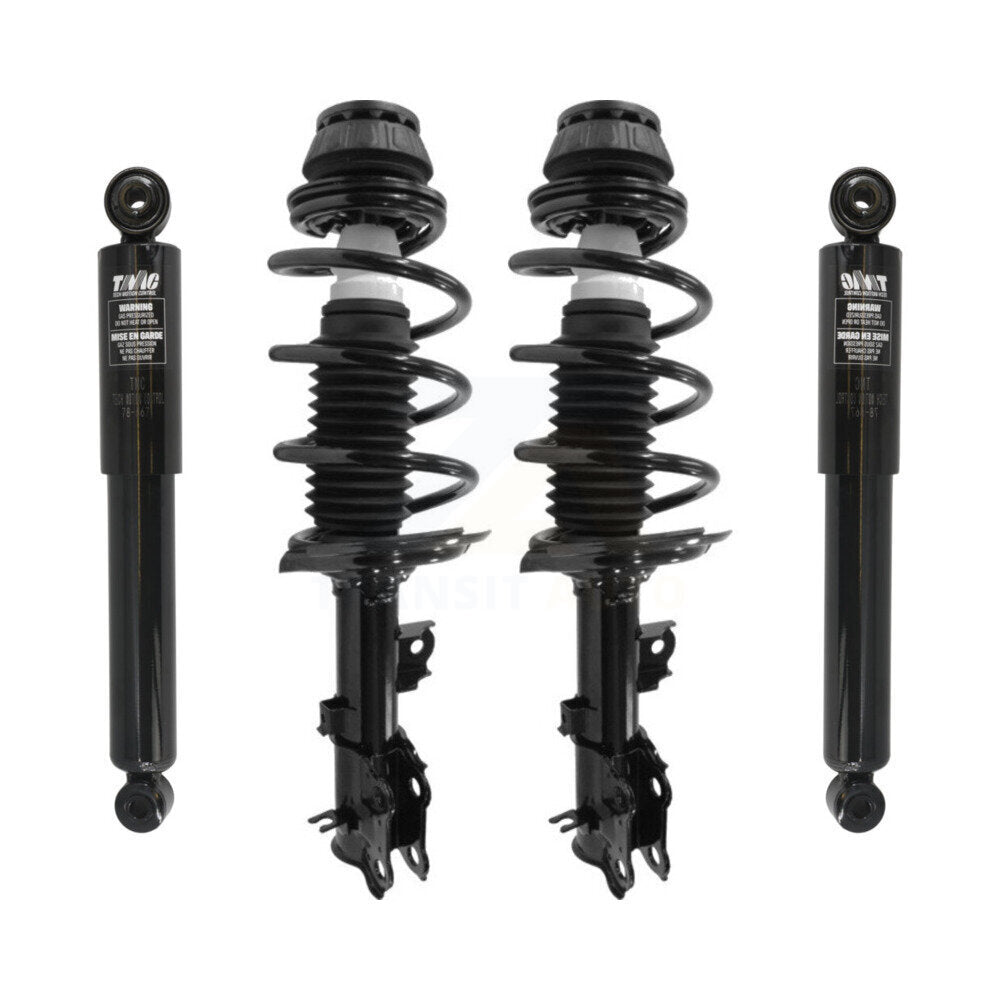 [Avant et Arrière] Ensemble de jambe de suspension avec ressort hélicoïdal pour 2012-2017 Kia Rio K78M-100165