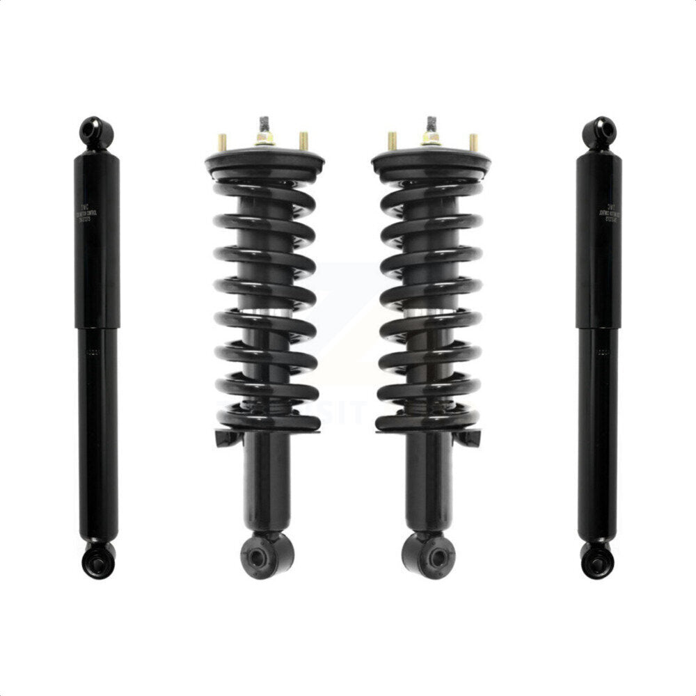 [Avant et Arrière] Ensemble de jambe de suspension avec ressort hélicoïdal pour Nissan Frontier Excludes 4 Cylinder PRO-4X K78M-100294