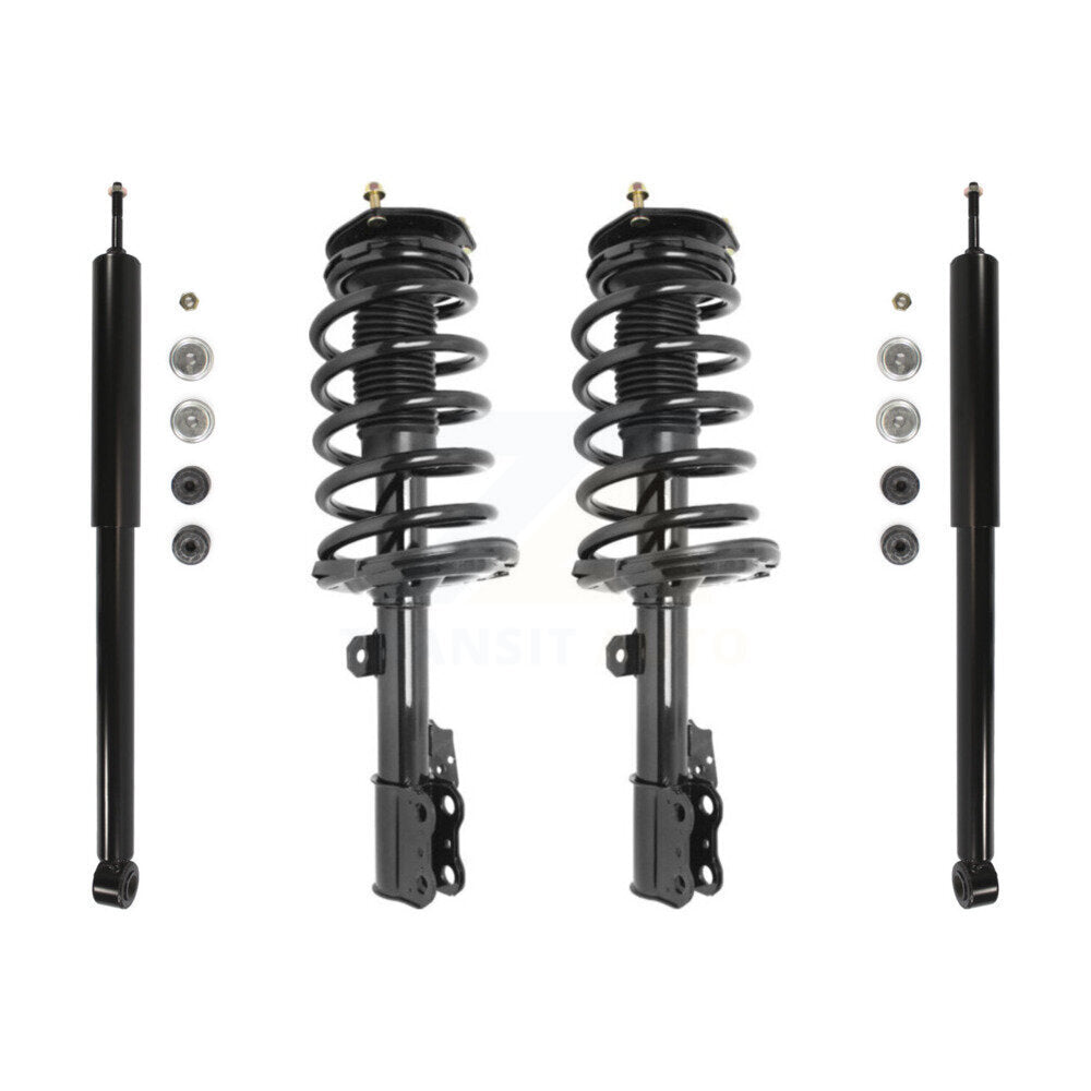 [Avant et Arrière] Ensemble de jambe de suspension avec ressort hélicoïdal pour 2005-2010 Toyota Sienna AWD 8 Passenger Only K78M-100302