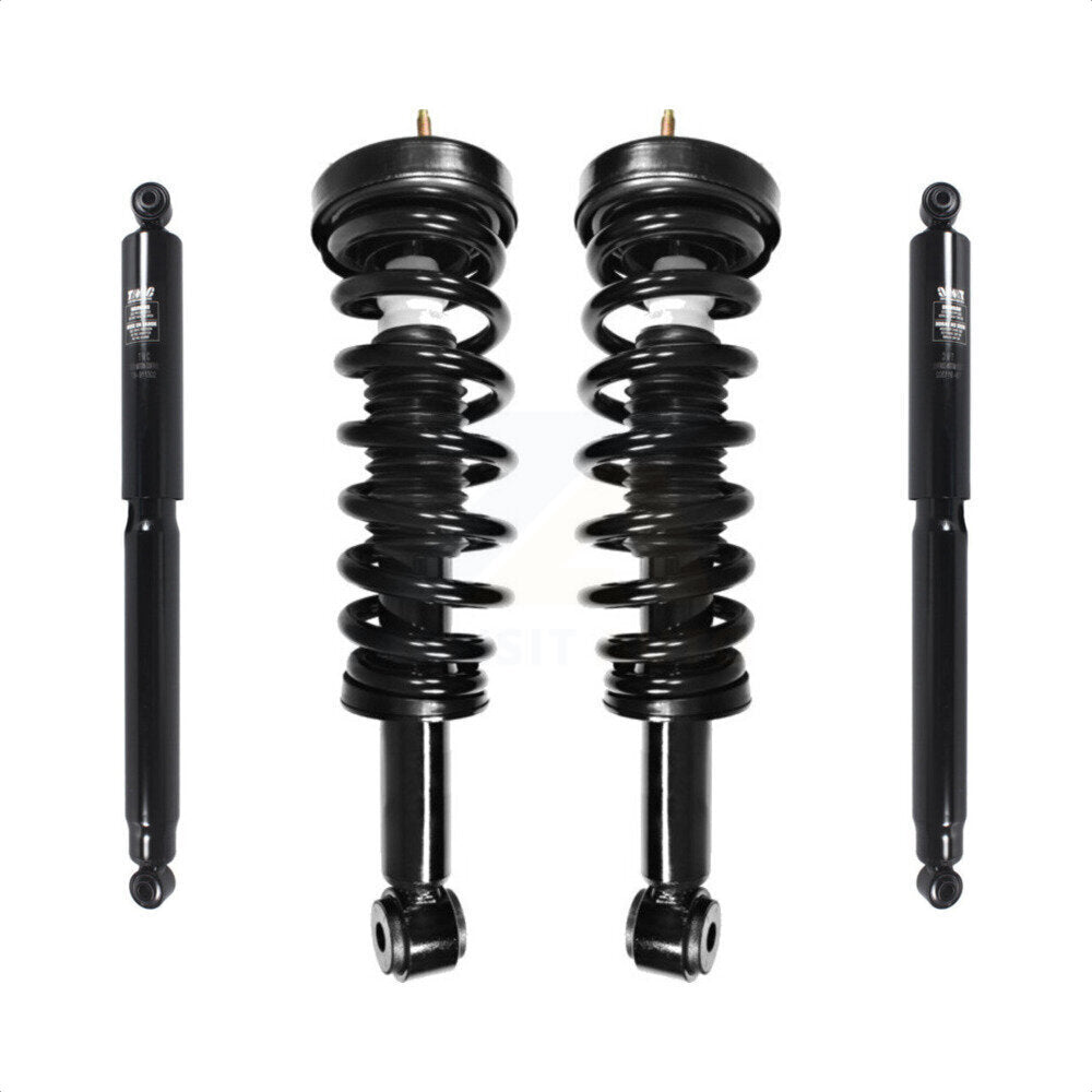 [Avant et Arrière] Ensemble de jambe de suspension avec ressort hélicoïdal pour Ford F-150 Excludes All Wheel Drive Torsion Suspension K78M-100308