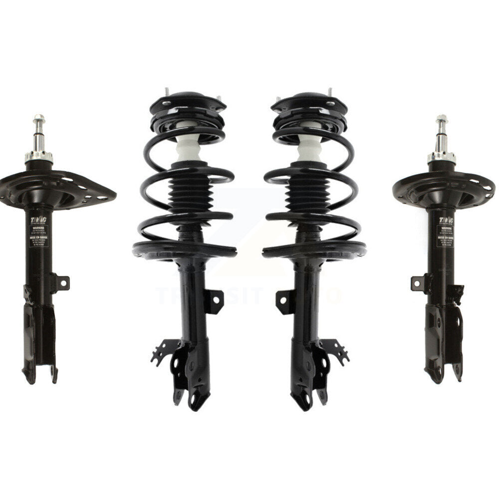 [Avant et Arrière] Ensemble de jambe de suspension avec ressort hélicoïdal pour Toyota Camry Fits Base Luxury; Excludes Sport Models K78M-100359
