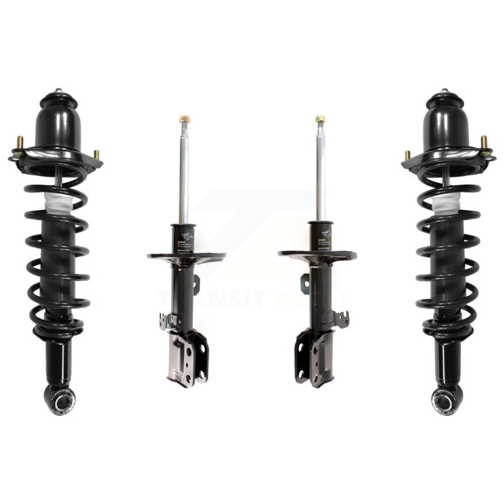 [Avant et Arrière] Ensemble de jambe de suspension avec ressort hélicoïdal pour Toyota Matrix Pontiac Vibe Excludes All Wheel Drive FWD K78M-100399