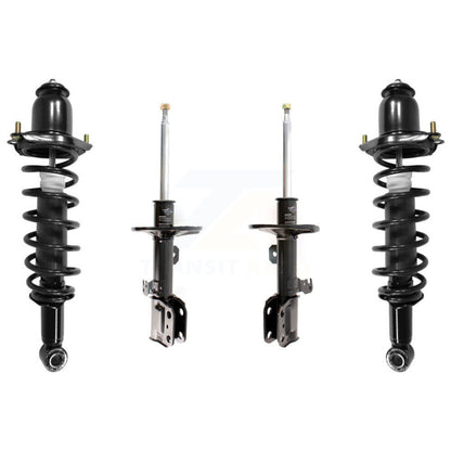 [Avant et Arrière] Ensemble de jambe de suspension avec ressort hélicoïdal pour Toyota Matrix Pontiac Vibe Excludes All Wheel Drive FWD K78M-100399