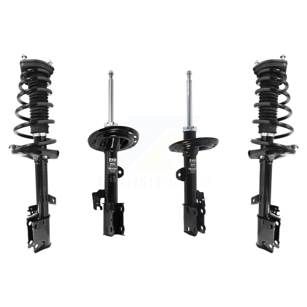 [Avant et Arrière] Ensemble de jambe de suspension avec ressort hélicoïdal pour 2009-2012 Toyota Venza FWD Excludes All Wheel Drive K78M-100400