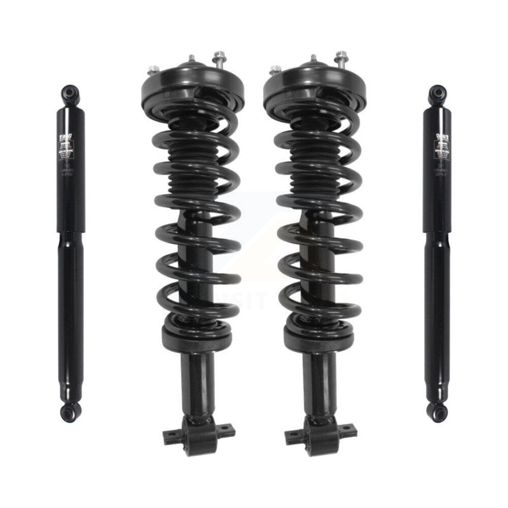 [Avant et Arrière] Ensemble de jambe de suspension avec ressort hélicoïdal pour Ford F-150 Excludes All Wheel Drive Standard Cab K78M-100411