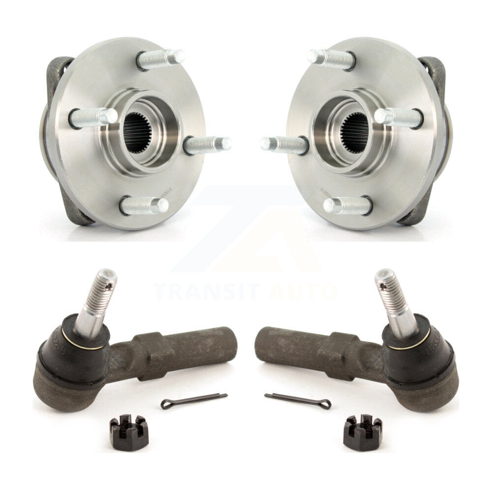 [Avant] Kit d'ensemble roulement de roue et moyeu pour Chevrolet Cobalt Saturn Ion Pontiac G5 Pursuit avec 4 Lug Wheels Non-ABS K7T-100196