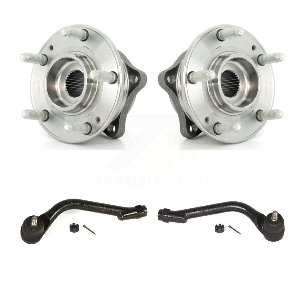 [Avant] Kit d'ensemble roulement de roue et moyeu pour 2013-2014 Hyundai Santa Fe avec ABS Brakes K7T-100371 par Transit Auto